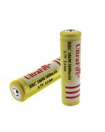 Batteria agli ioni di litio protetta Ultrafire BRC 18650 3600 mAh 3.7 V (2 pezzi)