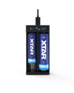 Xtar Mc2 Plus Mini Caricabatteria Li-Ion Usb Usb Universale 3.7V Per 18650 20700 21700 14500 16340 10440 18500 Batterie