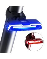 Luce per bicicletta super luminosa Luce posteriore per bicicletta a LED ricaricabile tramite USB Faro a 5 modalità di illuminazione