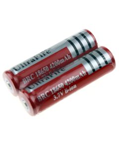 Ultrafire Brc 18650 3.7V 4200Mah Li-Ion Batteria Di Ricarabile Ricarabile (1 Paio)