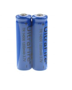 Ultrafire Tr 14500 1200Mah 3.7 V Batteria Ricaricabile Per Ioni Di Litio Non Protetta (2 Confezione)
