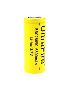 Ultrafire BRC 26650 3.7 V 6800Mah Batteria Ricaricabile Per Ioni Ricaricabile Non Protetta