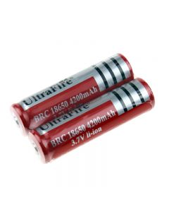 Ultrafire Brc 18650 3.7V 4200Mah Li-Ion Batteria Di Ricarabile Ricarabile (1 Paio)