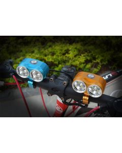 Luce anteriore per bicicletta VicMax A60 a LED, 6000 lumen, 6T6, con batteria
