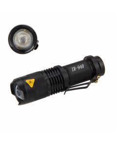 Mini Sk68 Led Torcia Led 5W 940Nm Led Radiazione A Infrarossi Vision Night Vision Light Ir Torch (Batteria 1 * Aa / 14500)