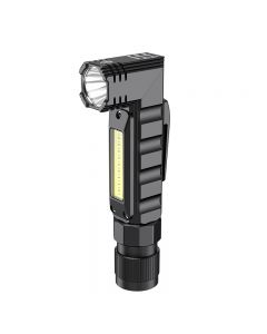 Supfire G19 Torcia Led Linterna + Lampada Testa Vivavoce Rotazione di 90 Gradi 800LM Lanterna Magnete Lanterna Torcia Luce