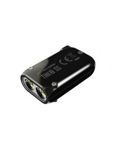Nitecore TINI2 SS Mini Portachiavi Light Versione in acciaio inossidabile EDC USB-C Torcia ricaricabile LED Key Light, con batteria agli ioni di litio