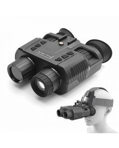 Occhiali binoculari per visione notturna 1080P HD 3D Digital Head Mount a infrarossi Attrezzatura da campeggio per la caccia ricaricabile