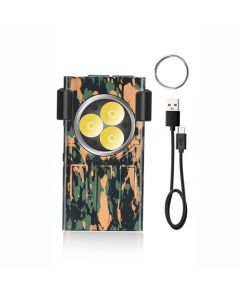 Lightmalls EDC USB Type-C Torcia magnetica da pesca portatile a luce forte ricaricabile