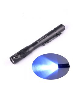 Tank007 UVE2 luce viola Rilevazione fluorescente Torcia ultravioletta 365nm (batteria AAA * 2)