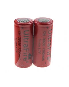 Ultrafire Cn 26650 3.7 V 7200Mah Batteria Li-Ion Ion-Ion-Ion-2 Pack