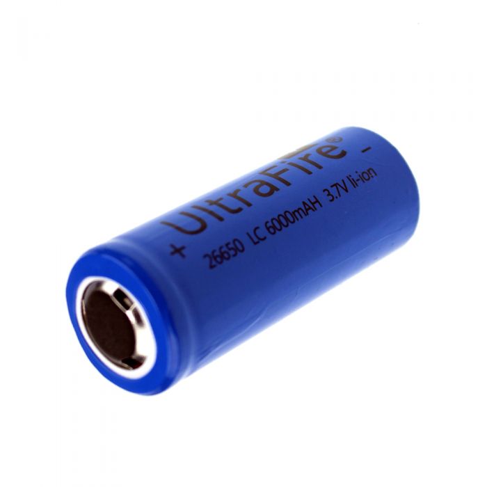 Batteria battery ricaricabile 26650 A 5000mAh 3.7V litio 1 pezzo