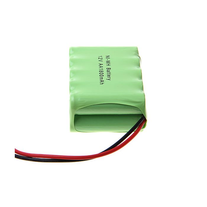 Ni-Mh Aa Battey 12V 1800Mah Sm Plug Battery Pack-10 Pcs Un Pacchetto